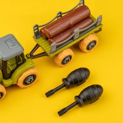 Игровой набор Otamanko Веселый хутор (трактор с прицепом, грузовик с прицепом и лошадь) (8832) Винница - изображение 8