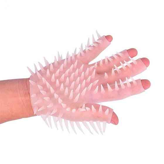 Рукавичка з шипами - 15*8 см - Молочний Вінниця