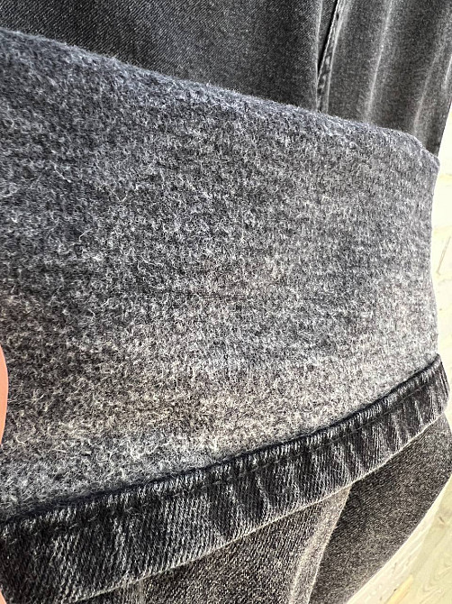 Джинси жіночі Its Basic 4133-71 Baggy jeans вільні утепленні байка висока посадка чорні, чорний, 40, 40, 85 см, 120 см Київ - фото 13