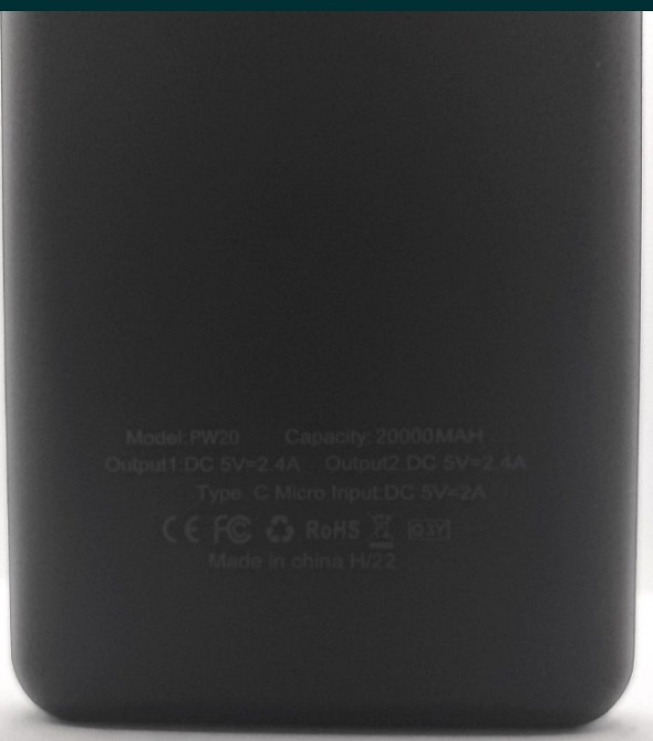Павербанк Power bank OX PW-20 на 20000 mAh. Київ - фото 2