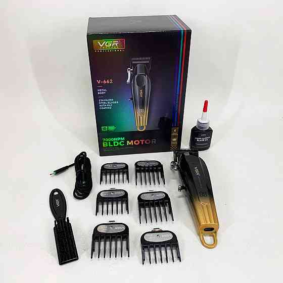 Машинка для стрижки волосся домашня VGR, Машинка для стрижки з потужним акумулятором XZ-27 Івано-Франківськ