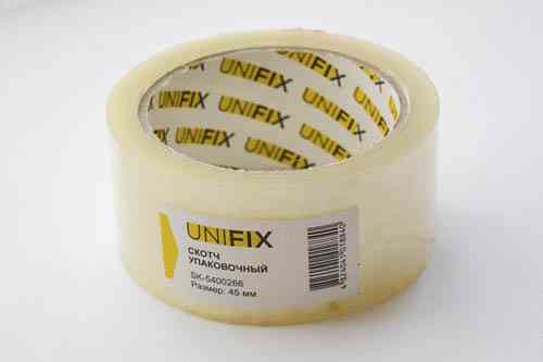 Лента клейкая упаковочная 38мкм 45мм SK-5400266 200 UNIFIX Ровно