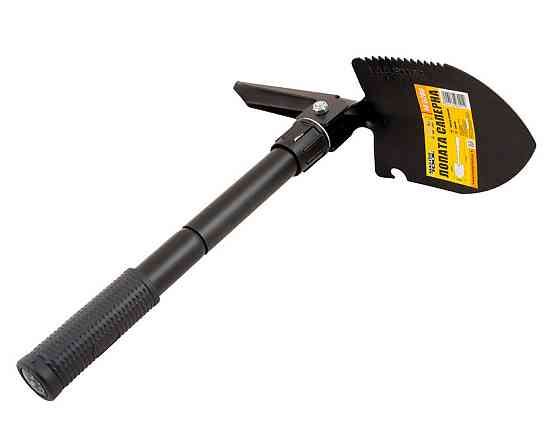 Лопата саперна MASTERTOOL 95х125х415 мм складана з чохлом 14-6280 Рівне