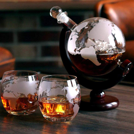 Набор Декантер Глобус 2 бокала,  Штоф, Графин для крепких напитков Кременчуг