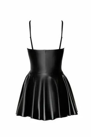 Сукня Noir Handmade F308 Dreamer wetlook corset mini dress with front zipper - 3XL Львів