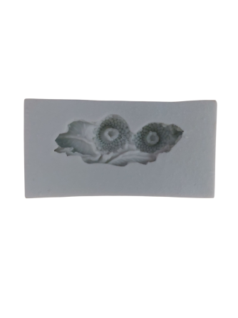 Молд маленький Цветочки 60 на 28 мм серый Киев