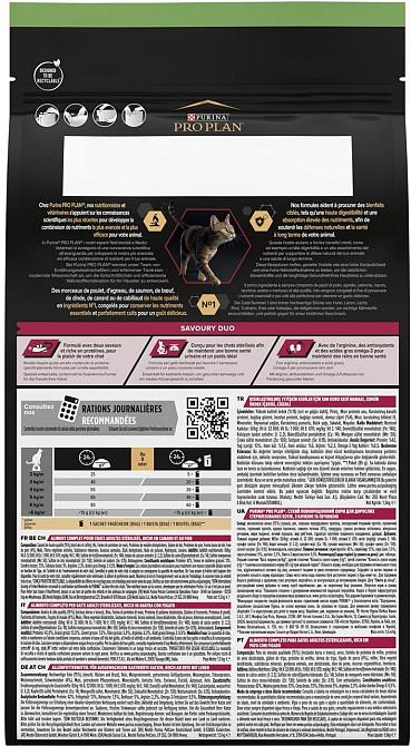 Сухий корм для стерилізованих кішок Purina Pro Plan Sterilised Savoury Duo з качкою і печінкою 1.5 кг Вінниця - фото 2