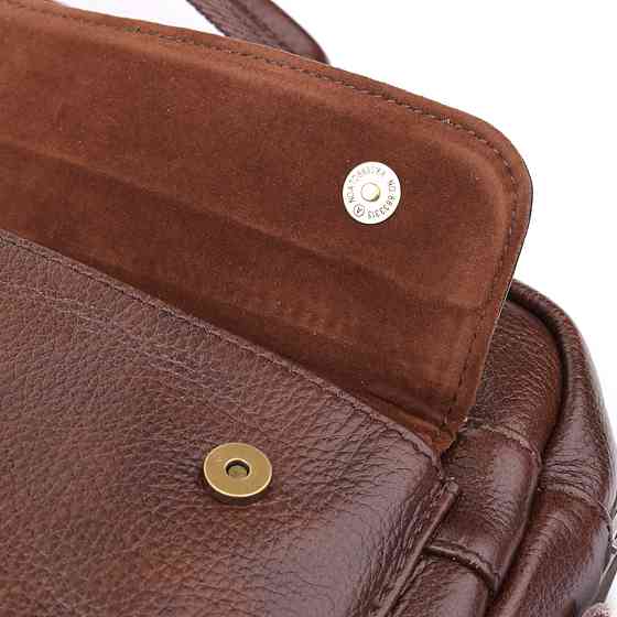 Портфель для чоловіків із натуральної шкіри Коричневий (Vintage) Київ