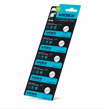 Батарейка CR1225 (бл-5шт) Videx Житомир