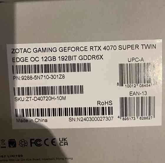 Відеокарта: GeForce RTX 4070 SUPER GAMING OC 12G. Київ