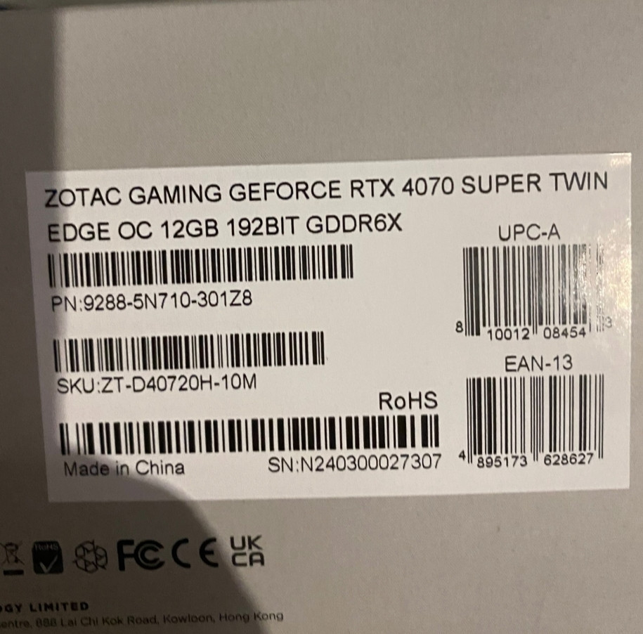 Відеокарта: GeForce RTX 4070 SUPER GAMING OC 12G. Київ - фото 1