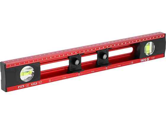 Рівень для електриків YATO: L= 40 см. 2 капсули в ABS, алюмінієвому корпусі [10/30] Одеса