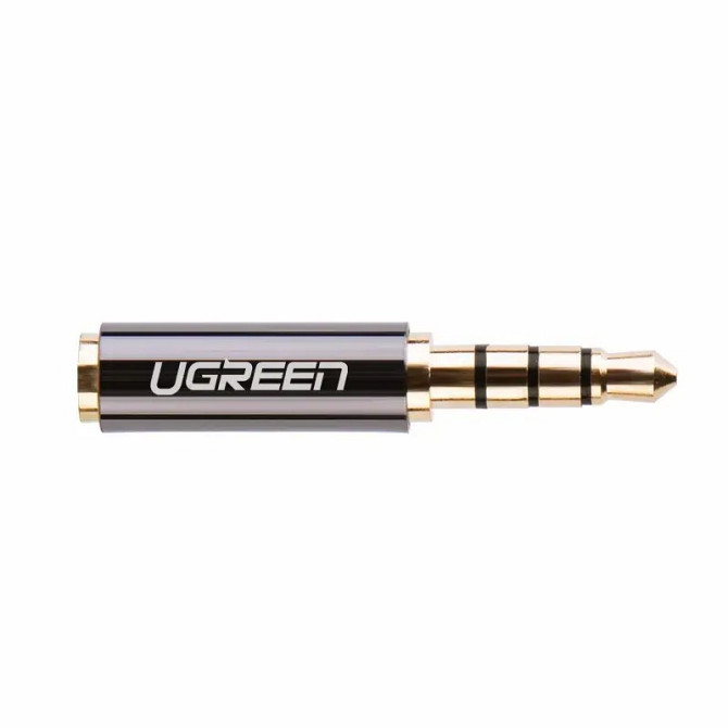 Перехідник Ugreen аудіо 3.5 mm штекер to 2.5 mm роз'єм 20502 (Сірий) Миколаїв - фото 2