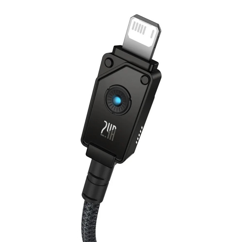 Кабель Type C - Lightning Baseus Unbreakable Series Fast Charging Data Cable USB to iP 2.4A 2m Cluster Black P10355802111-01 Одеса - фото 5