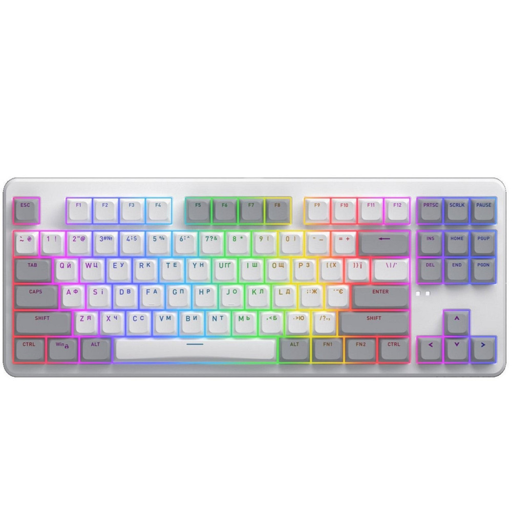 Клавіатура Hator Rockfall 3 Mecha TKL Wireless Orange White (HTK851UA) ( Білий ) Харьков - изображение 1