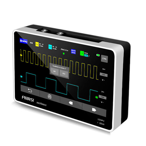 Осцилограф 2кан 100МГц 7"РК 6000мАг 1ГС/с, FNIRSI-1013D Вінниця - фото 1