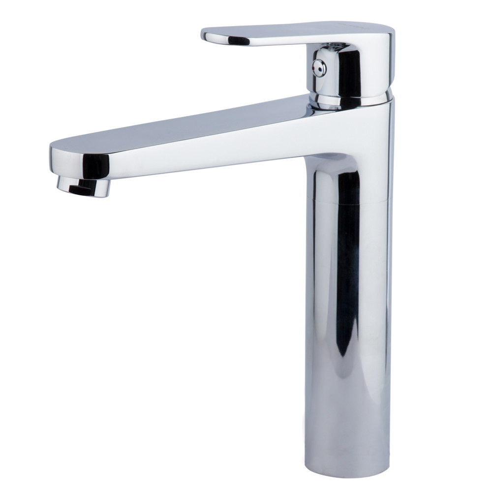 Corso Смеситель MARMORE Ø35 для раковины литой высокий на гайке CORSO DB-1A638C (9623010) Коломыя - изображение 1