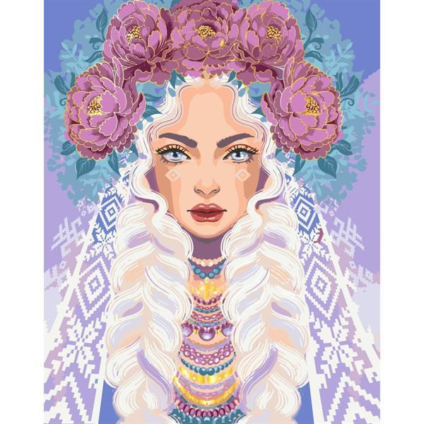 Картина за номерами ArtCraft Пані Півонія 40х50 см (10127-AC) Харьков - изображение 1