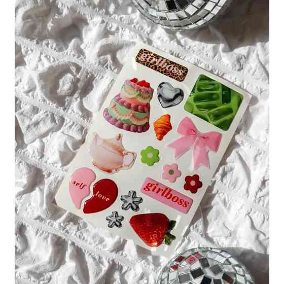 Детский стикерпак А6 Girlboss СS-3D-033 на виниловой основе Винница