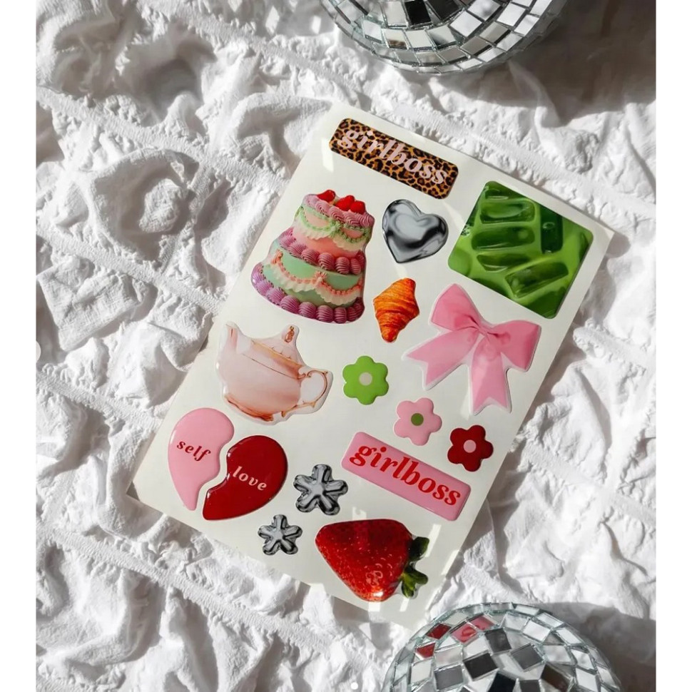 Детский стикерпак А6 Girlboss СS-3D-033 на виниловой основе Винница - изображение 2