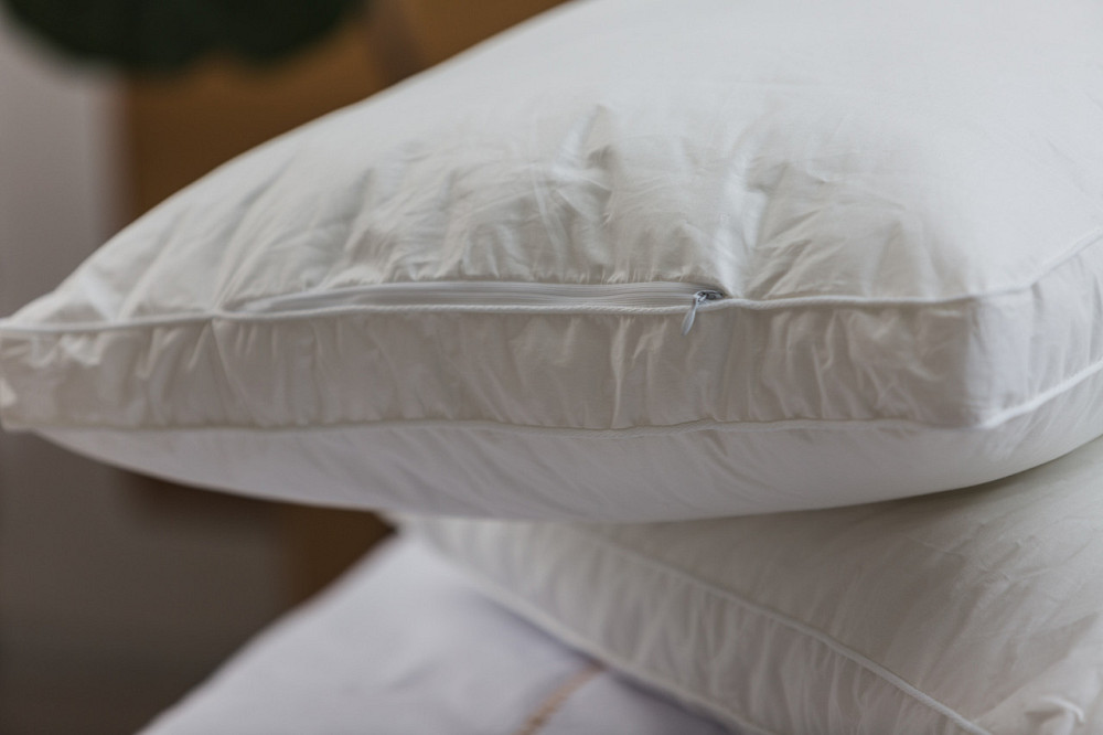 Ecotton Подушка Ecotton 50х70 см Ecofill Premium антиалергенна з кантом біопух біла в чохлі для Київ - фото 4