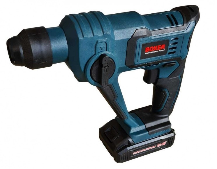 SR-146 Акумуляторний перфоратор SDS+ 20,4 В з м'якою рукояткою, 2 акумулятори, кейс та насадки Одеса - фото 2