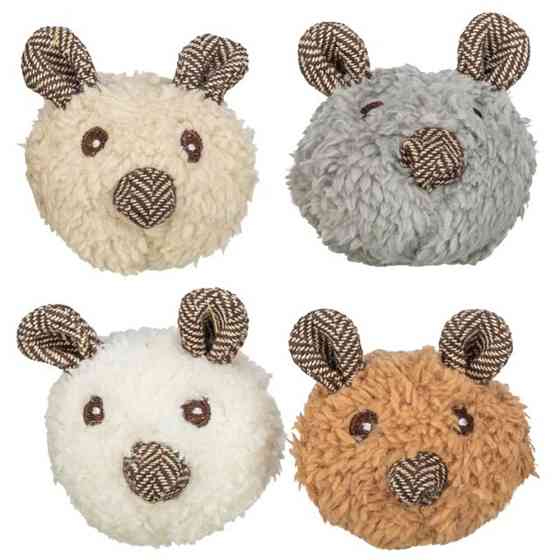 Іграшка Trixie для котів Ведмідь плюшевий з котячою м ятою 8 см в асортименті Київ