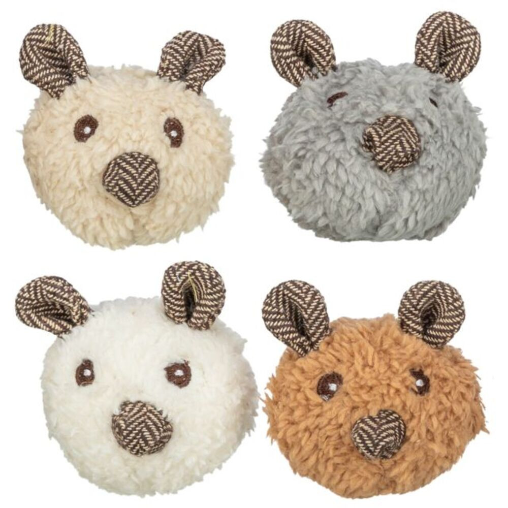 Іграшка Trixie для котів Ведмідь плюшевий з котячою м ятою 8 см в асортименті Київ - фото 1