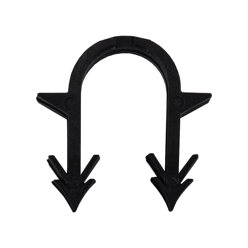 Такерна гарпун-скоба для кріплення труби теплої підлоги Ø16-20 довжина 40мм чорна (660шт) Тернопіль - фото 1