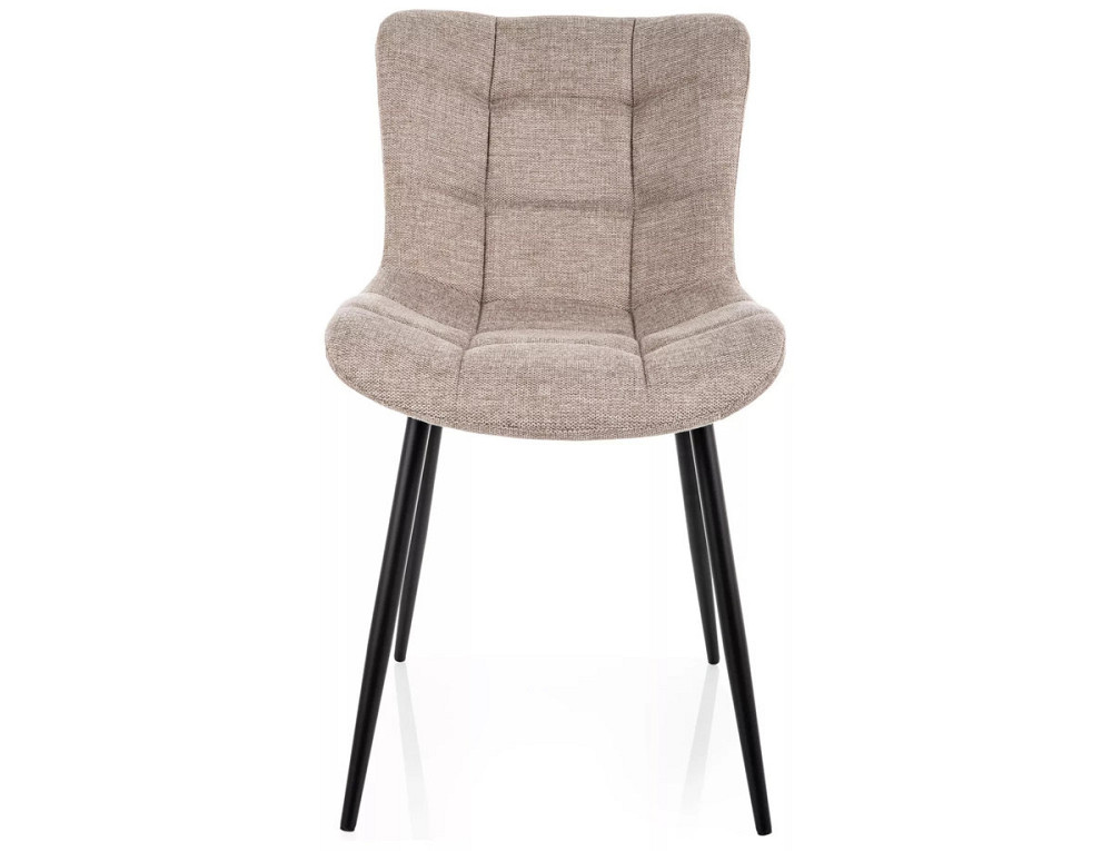 Стілець JULIA BREGO чорний каркас/світлий беж 31 Днепр - изображение 2