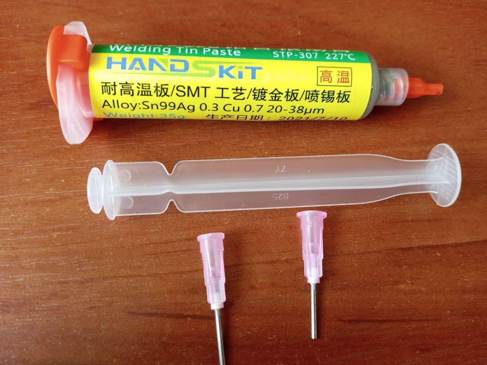 Паяльная паста свинцовая HandsKit STP-307, 227°C, 35 г Полтава - изображение 1