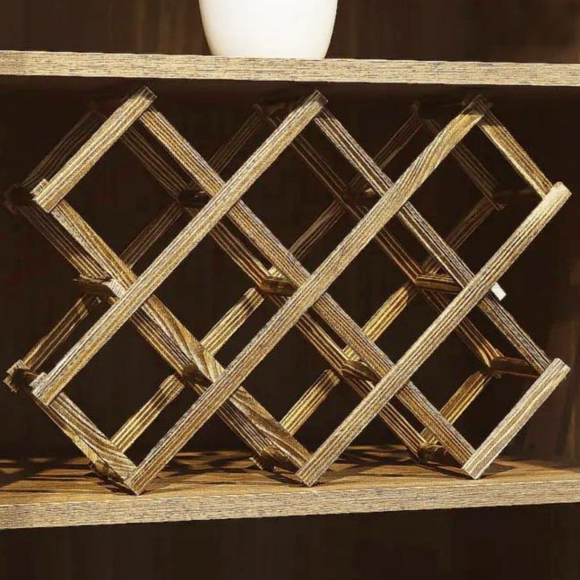 Настольная винная полка 