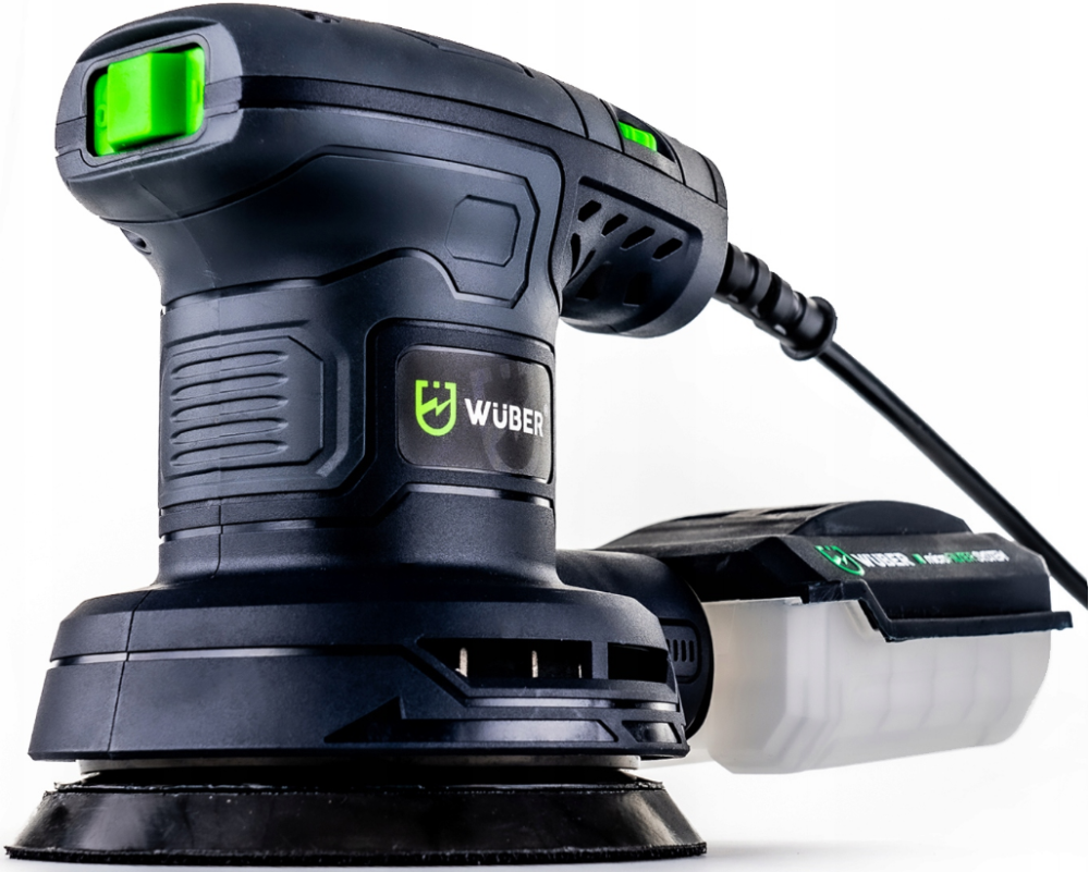 Шліфмашина ексцентрикова Wuber 350Вт 220-240В 125мм (Польща) Київ - фото 4