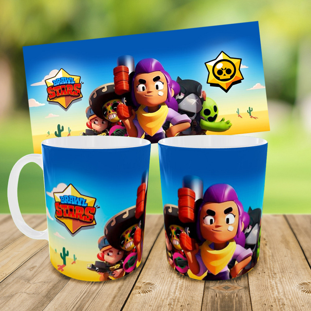 Дитячий набір Brawl Stars сумка-бананка + керамічна кружка з принтом (5588) Київ - фото 4