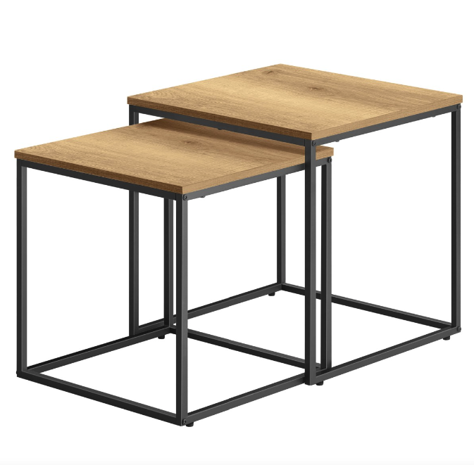 Комплект журнальних столиків Leobert Nika квадратні натуральний Киев - изображение 1