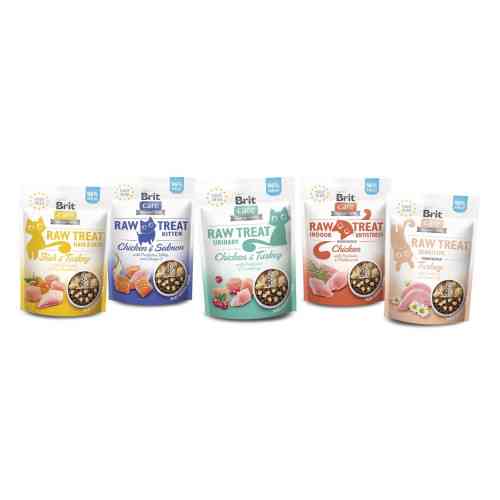 Лакомство Brit Raw Treat Freeze-dried Kitten д/котят курица и лосось 40 г Киев