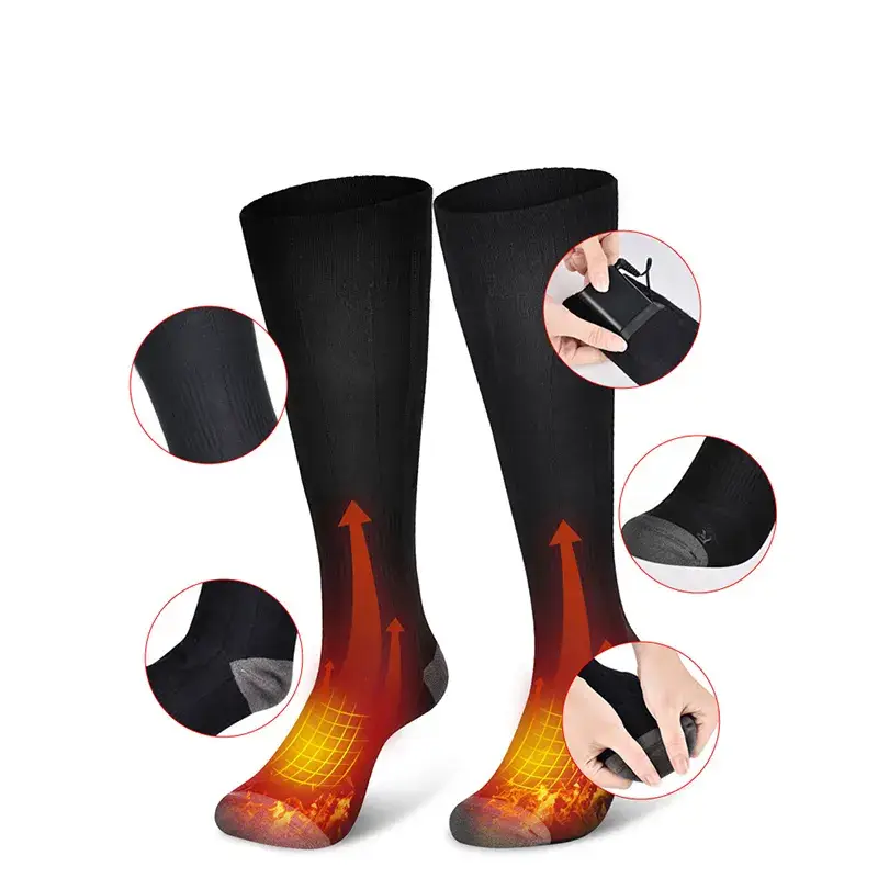 Шкарпетки з підігрівом ZBHSWZ01 з блоком 5000mAh 38-44р. (Чорний) Вінниця - фото 3