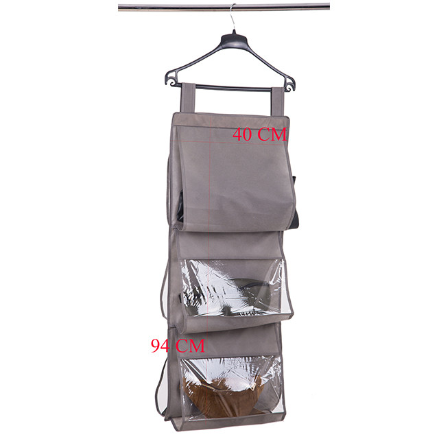 Подвесной органайзер для хранения сумок L (Серый) Сумы - изображение 2