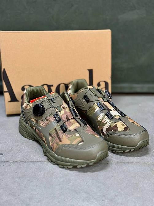 Військові чоловічі кросівки мультикам демісезонні тактичні міцні прошиті, зносостійке взуття Львів - фото 4