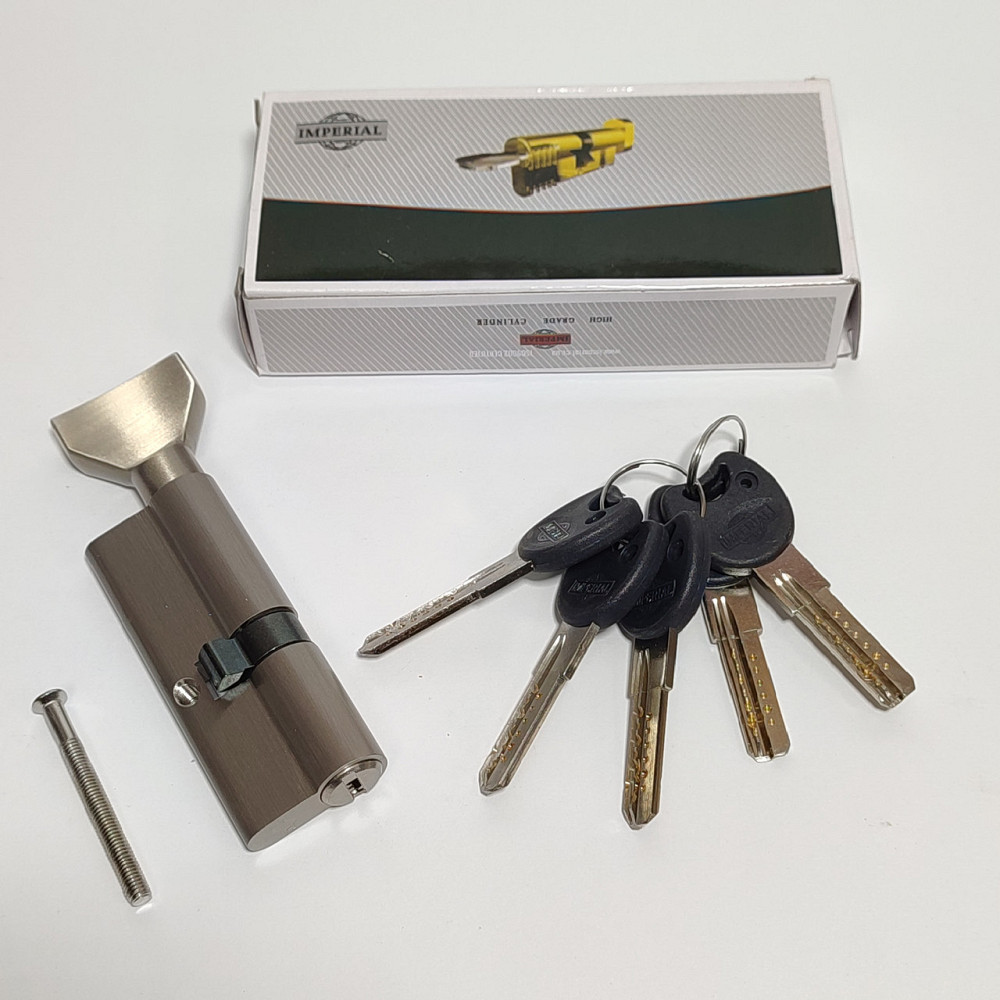 Циліндр Imperial СК-80 (45C/35) латунь ручка Харків - фото 1