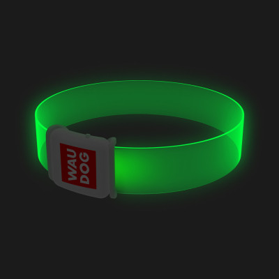 Ошейник для животных WAUDOG LED с подсветкой, магнитная застежка, Д 35 см (5276) Винница - изображение 3