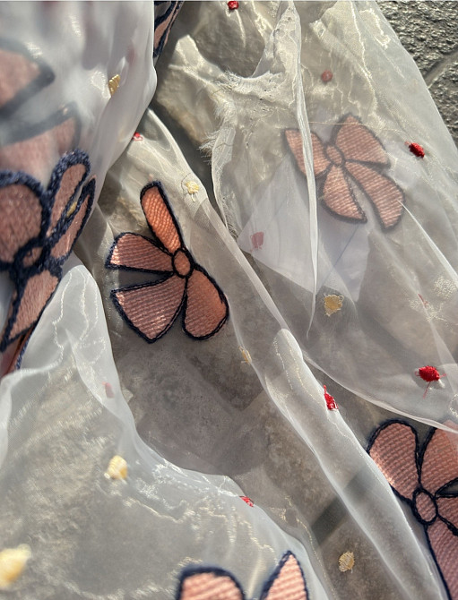 Ткань опт / органза вышитая - от 5 м Киев - изображение 5