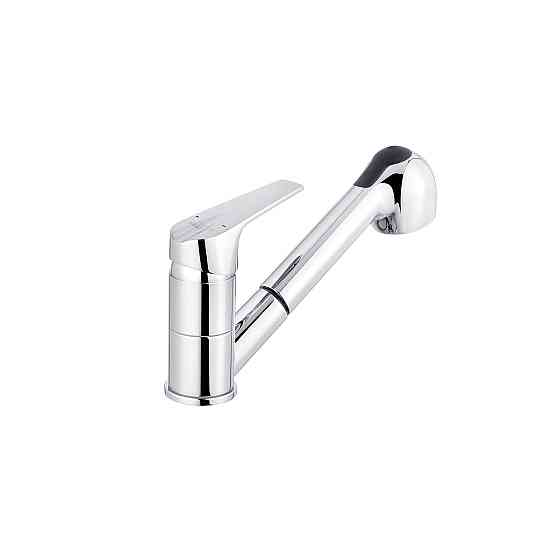 Змішувач для кухні з висувним виливом Kroner KRM Odra - C030-T Київ