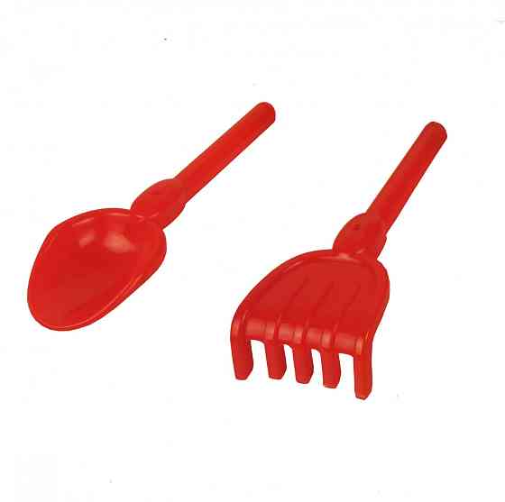 Дитячий набір лопатка і граблі для пісочниці 19240, 24 см Вінниця