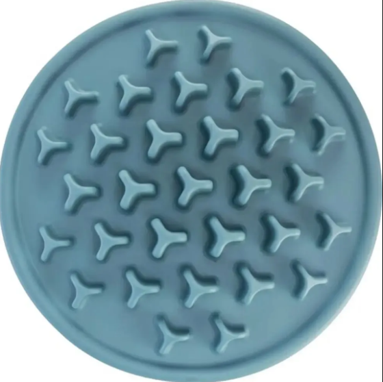 Миска-коврик для собак Trixie Pillars для медленного кормления 35 см голубой Винница