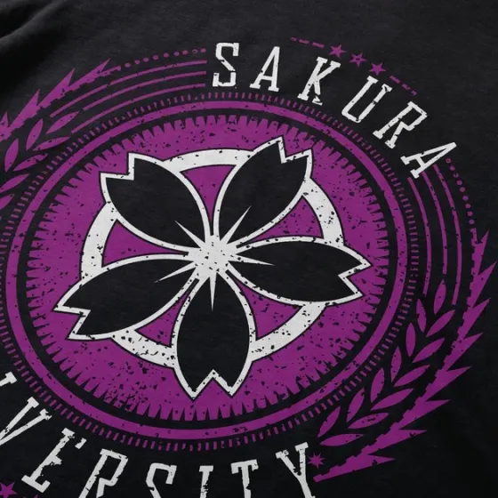 Футболка мужская с принтом Наруто Sakura University Размер 48 Anime0824 Днепр