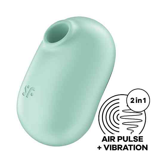Вакуумный стимулятор с вибрацией Satisfyer Pro To Go 2 Mint Sex Aura Киев