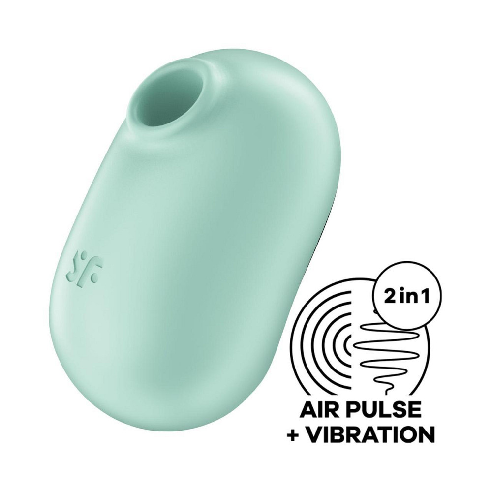 Вакуумный стимулятор с вибрацией Satisfyer Pro To Go 2 Mint Sex Aura Киев - изображение 1