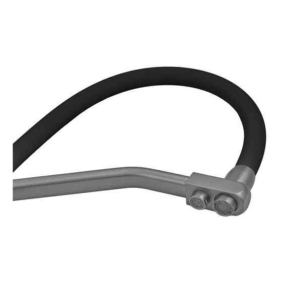 Змішувач для кухні з силіконовим виливом Zerix FUL-021 Graphite Refl.Black з нержавіючої сталі  SUS304 з виходом для питної води Харьков