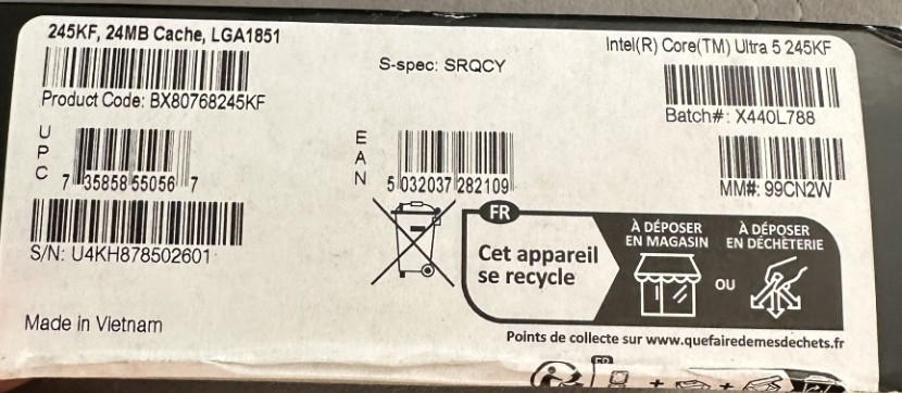 Процессор Intel Core Ultra 5 245KF s1851 Харьков - изображение 3